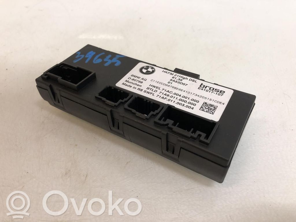 BMW iX Tailgate/trunk control unit/module 