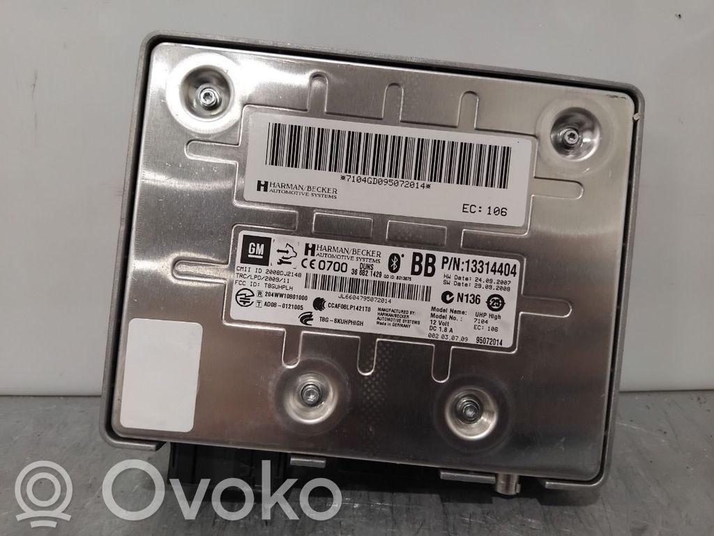 Bluetooth control unit module   13314404,13353284,13353284,13314404,13353284,7104