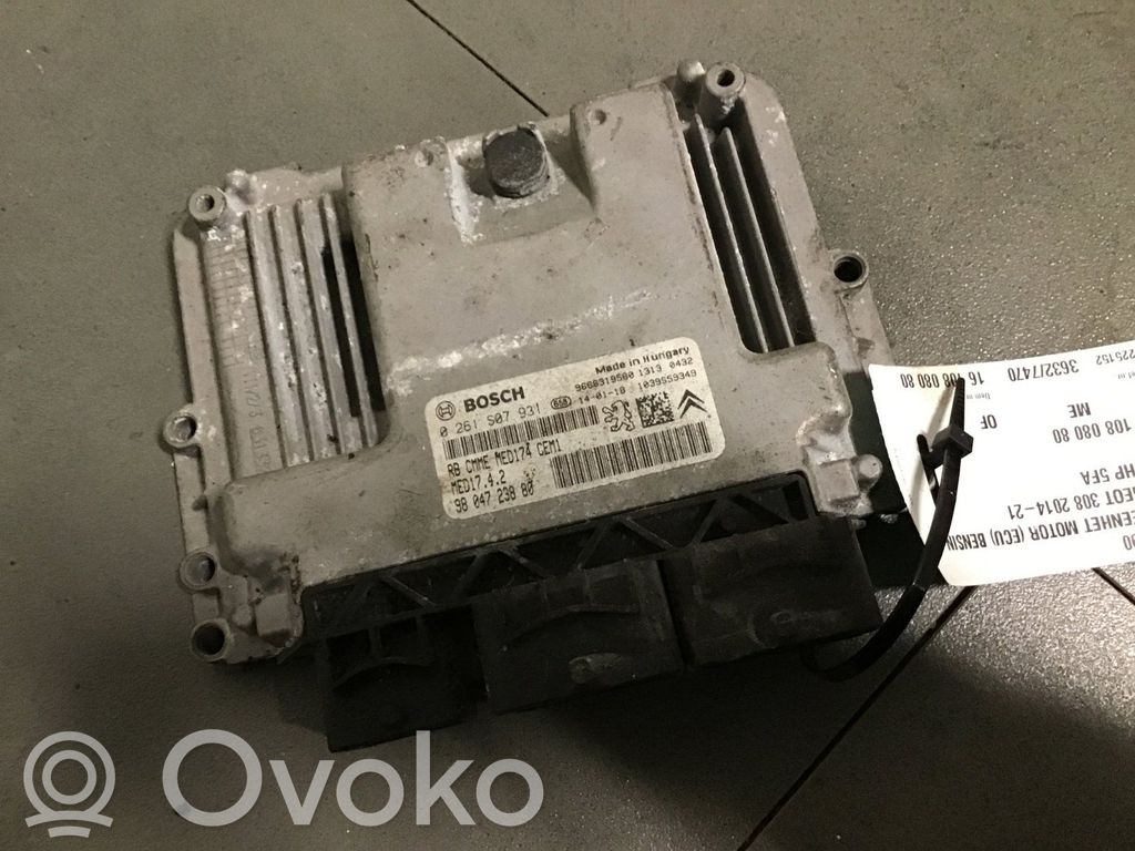 Peugeot 308 Engine control unit/module ECU 