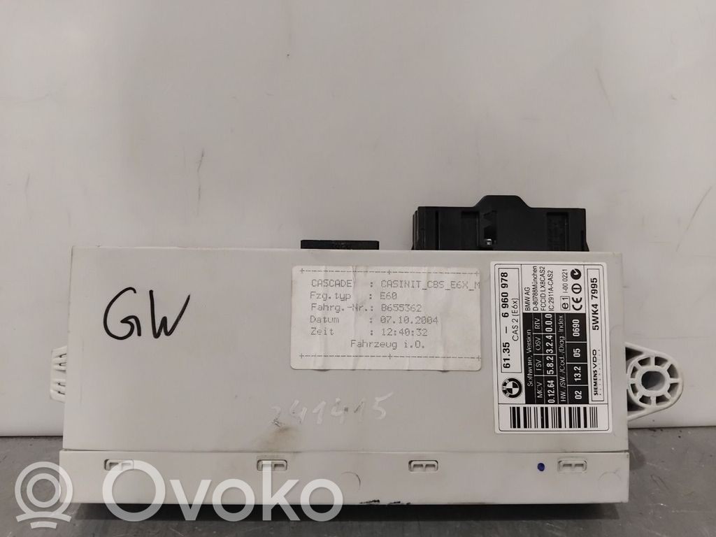 Sonstige Steuergeräte / Module   61356965050,61356960978,61356960978,5WK47995,61356960978,61356965050