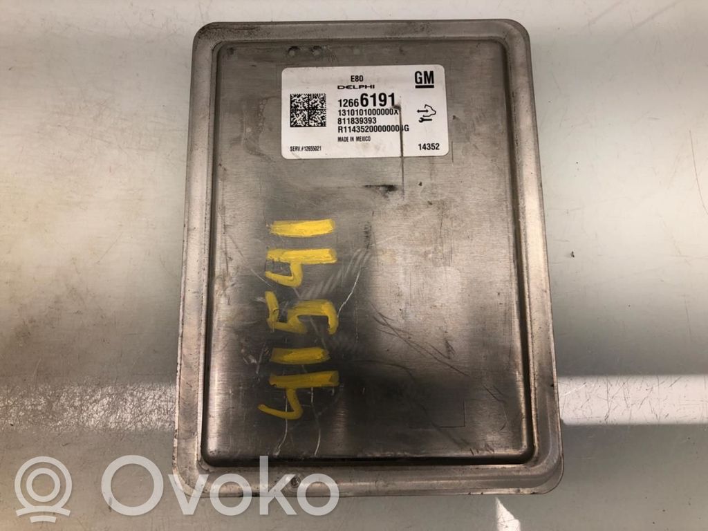 Unité de commande, module ECU de moteur   12666191,12666191