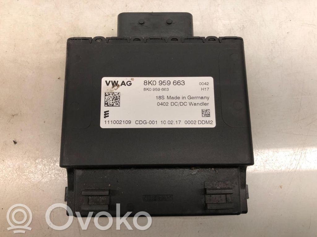 Autres unités de commande / modules   PAB959663,8K0959663,8K0959663,PAB959663