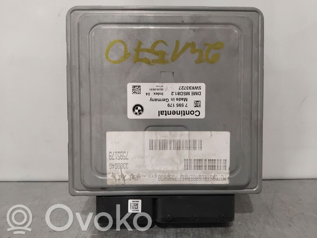 BMW 3 E90 E91 Galios (ECU) modulis 