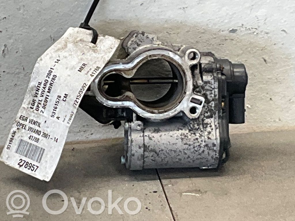 Opel Vivaro Válvula EGR 