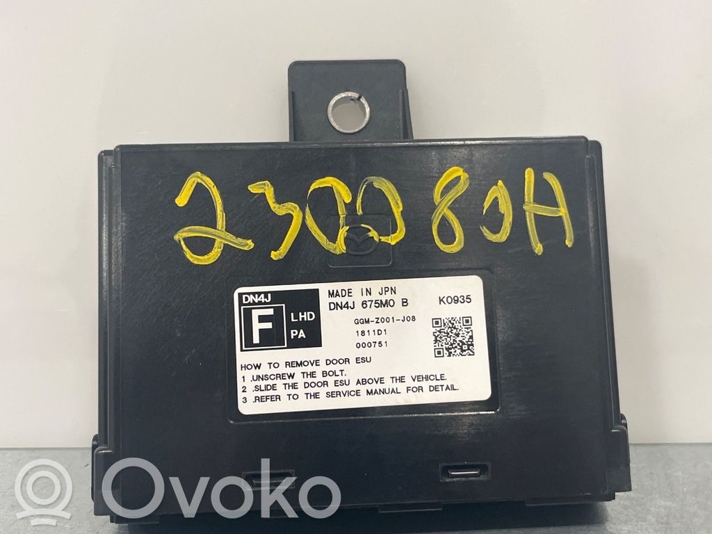 Mazda MX-30 Door control unit/module 