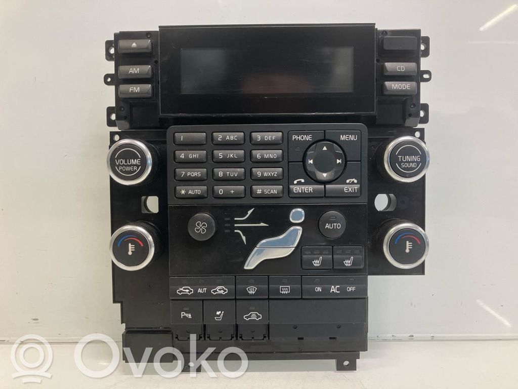 Volvo S80 Console centrale, commande chauffage/clim 