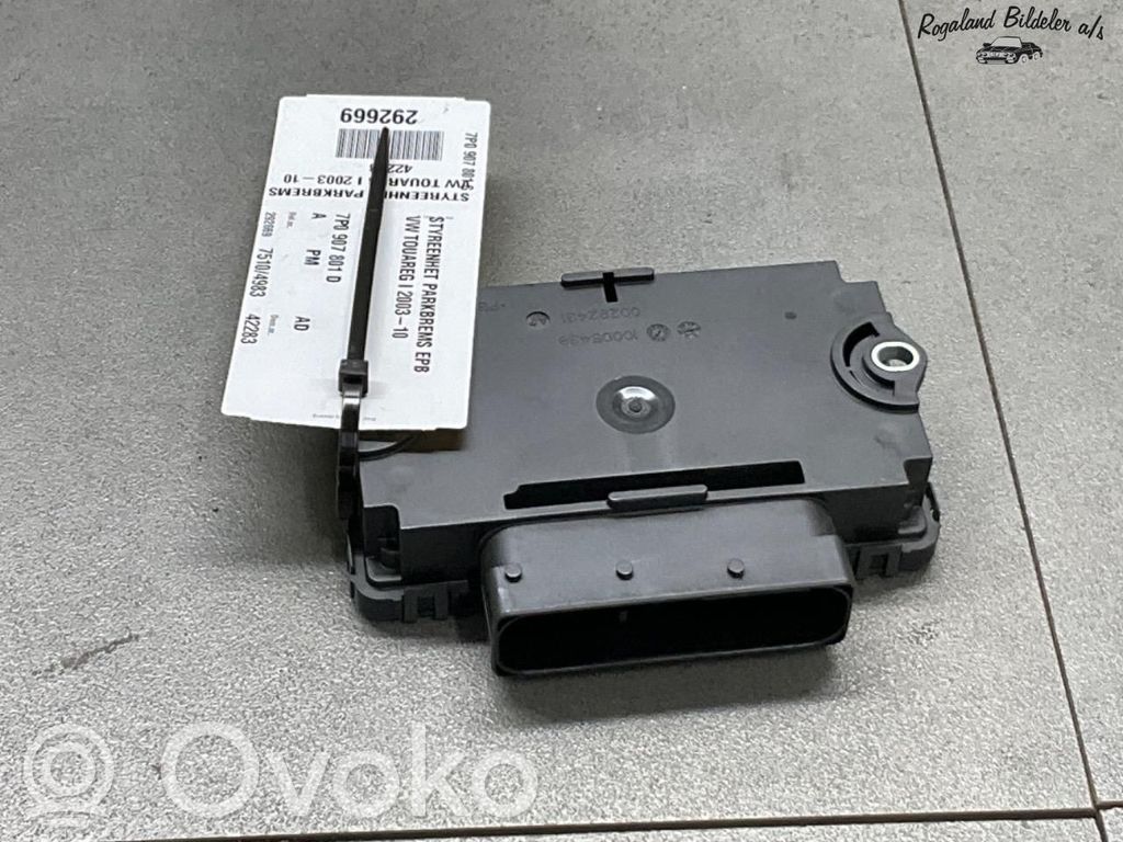Volkswagen Touareg II Modul de control frână de mână 
