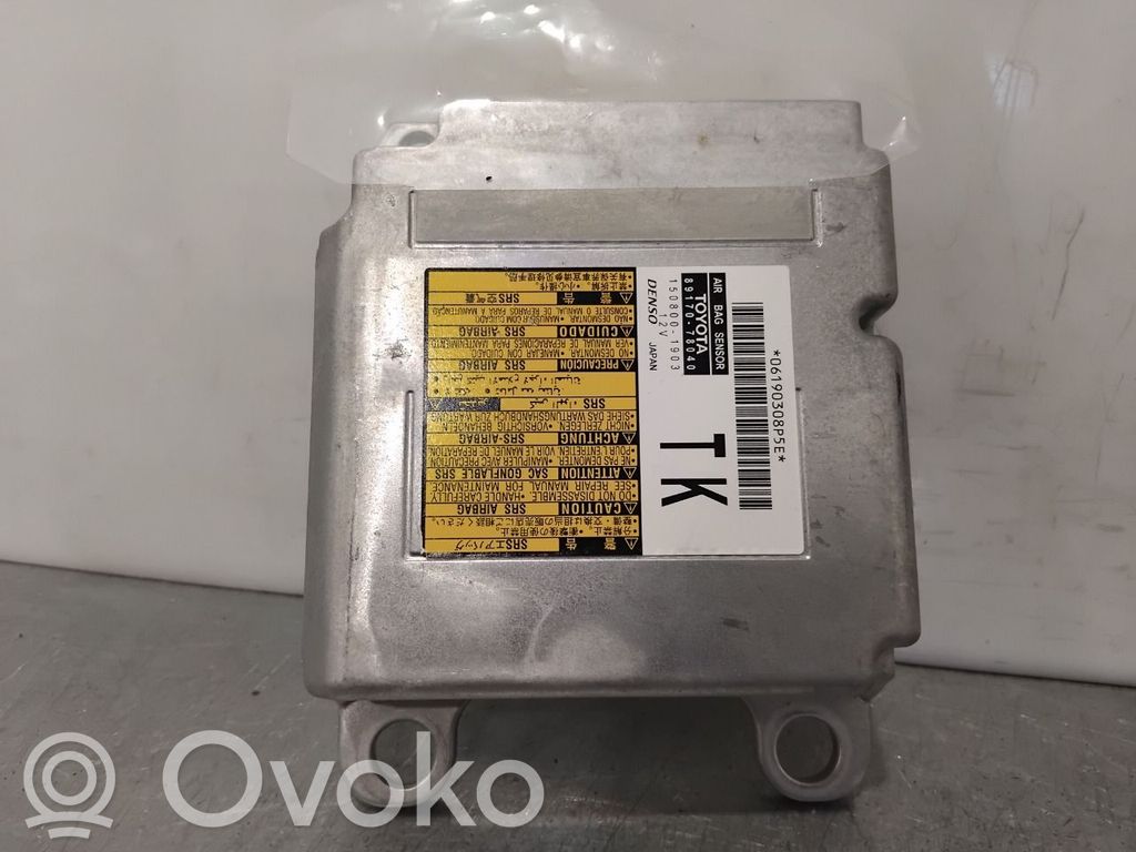 Lexus NX Airbag control unit/module 