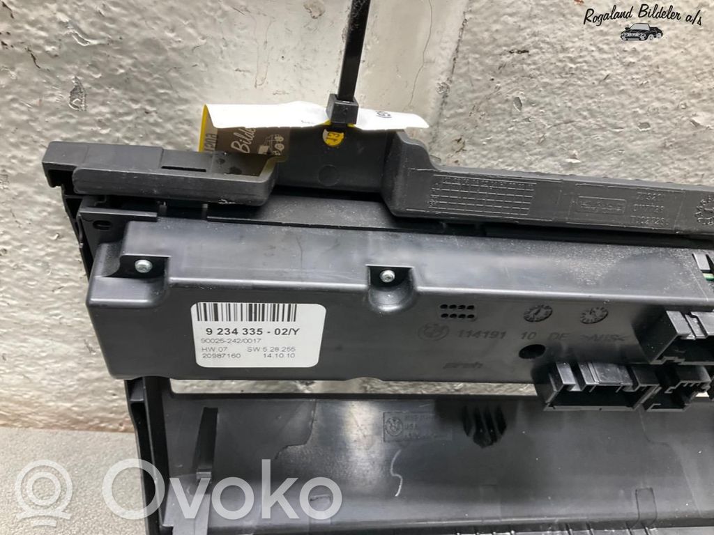 BMW X5 E70 Console centrale, commande chauffage/clim 