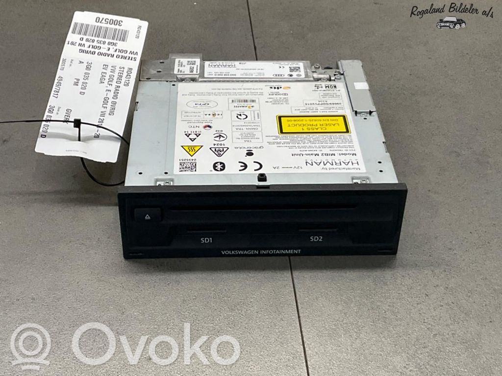 Volkswagen e-Golf Kit système audio 