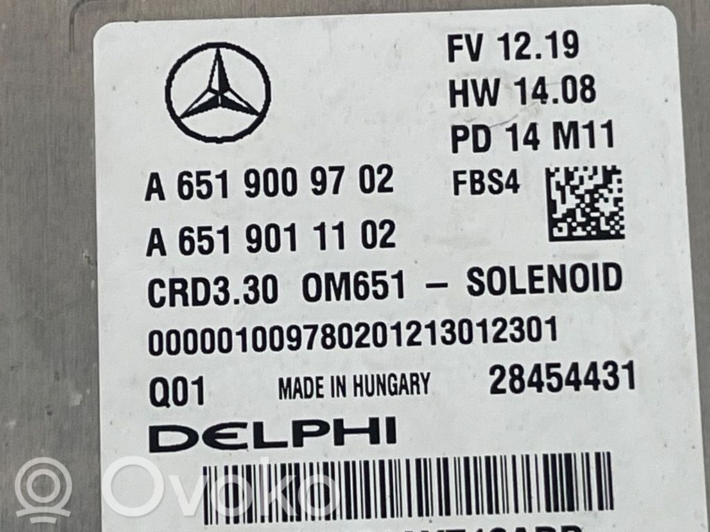 Mercedes-Benz A W176 Centralina/modulo motore ECU 