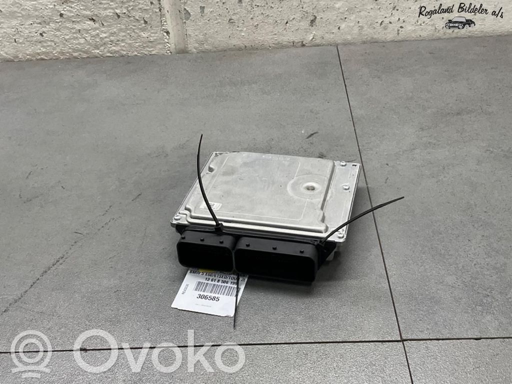 BMW 5 E60 E61 Unité de commande, module ECU de moteur 