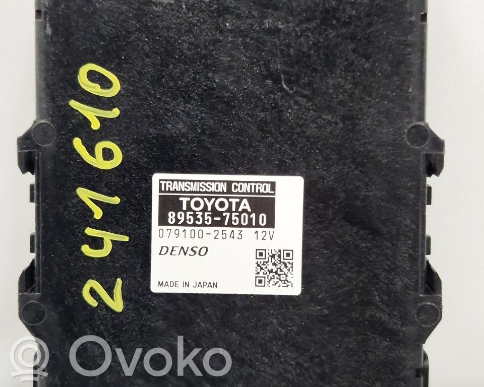 Toyota Auris 150 Unitate/modul de control cutie de viteze 