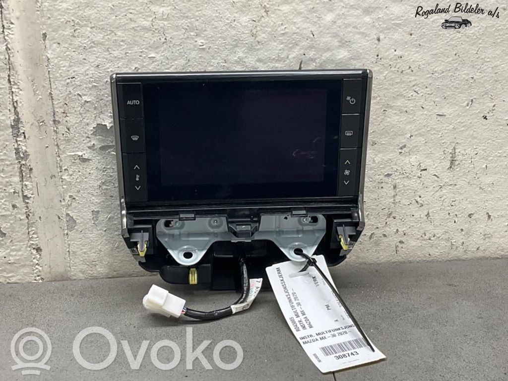 Console centrale, commande chauffage/clim   DN4J61190D,DN4J61190D