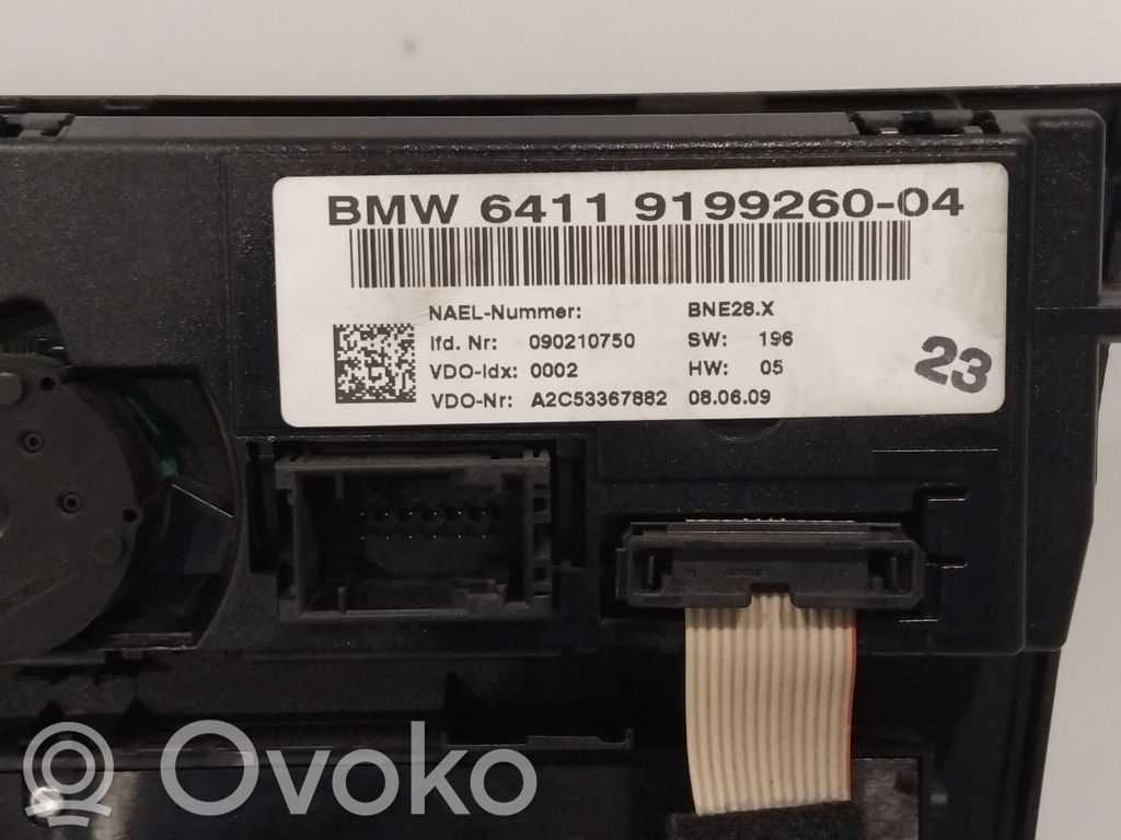 BMW 1 E81 E87 Rămă unitate control climatizare 