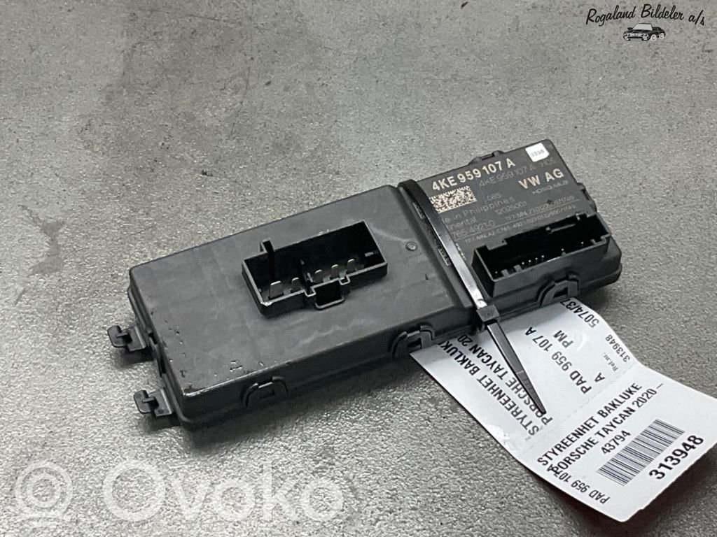 Porsche Taycan 9J1 Unité de commande / module de hayon 