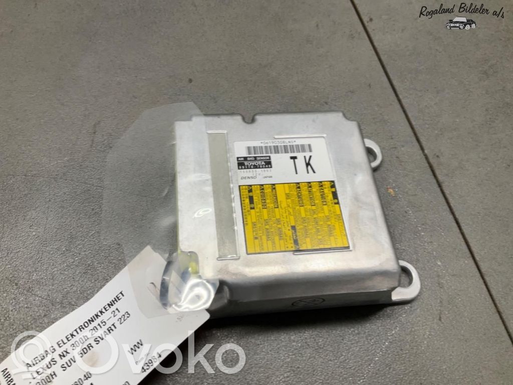 Airbag control unit/module   8917078040,8917078040,8917078040,8917078040
