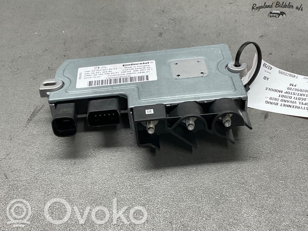 Opel Vivaro Altre centraline/moduli