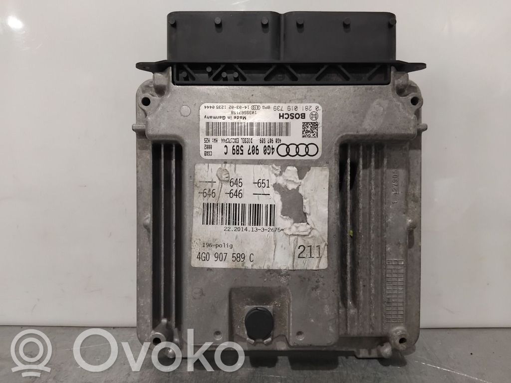 Audi A6 S6 C7 4G Engine control unit/module ECU 