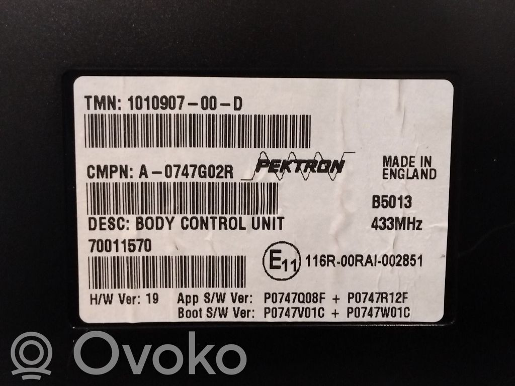 Tesla Model S Altre centraline/moduli