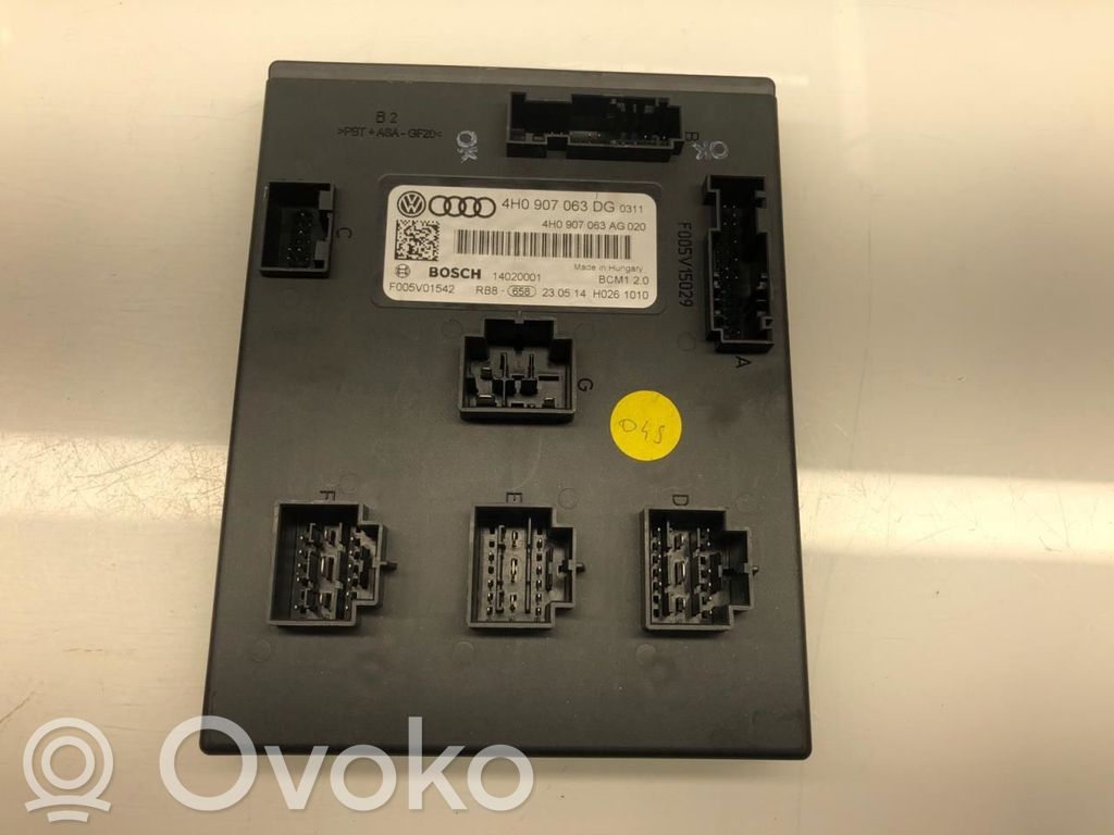 Audi A7 S7 4G Unidad de control/módulo de carrocería central 