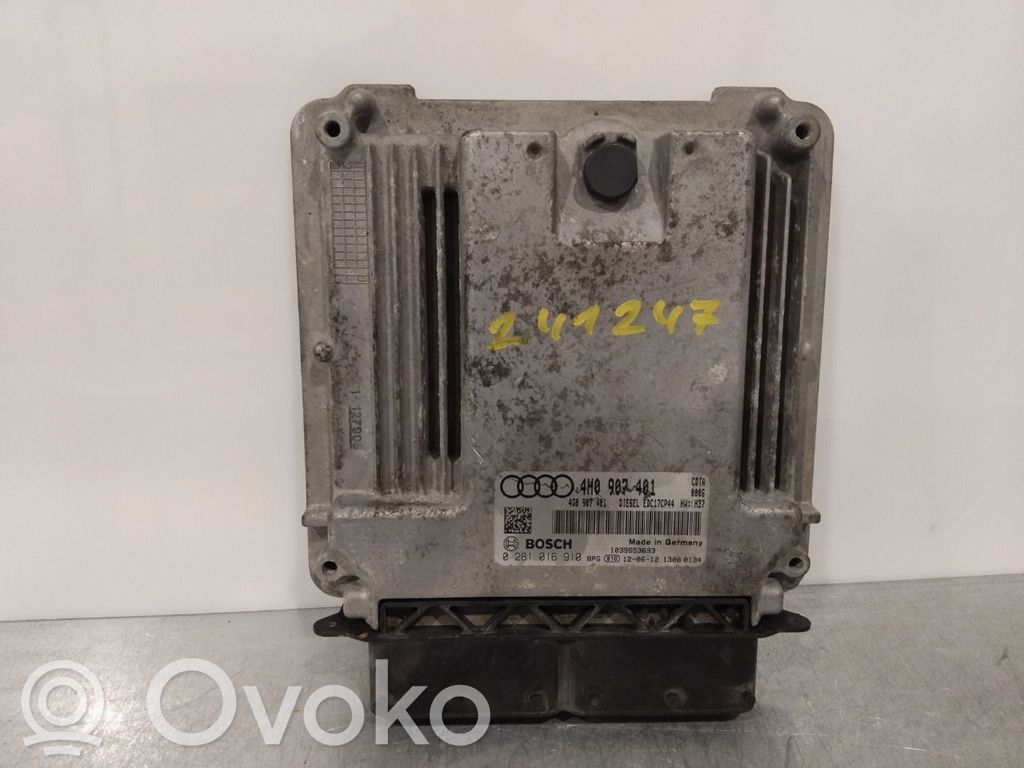 Engine control unit/module ECU   4H0997401,4H0997401