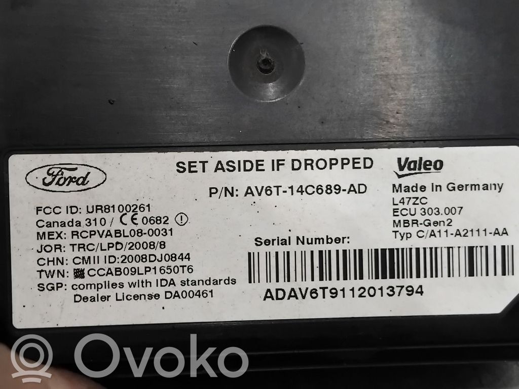Ford Focus Capteur radar de distance 