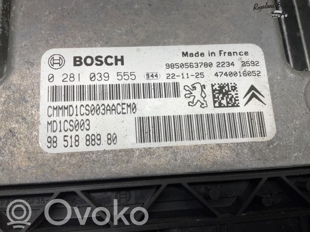 Citroen Berlingo Moottorin ohjainlaite/moduuli (käytetyt) 