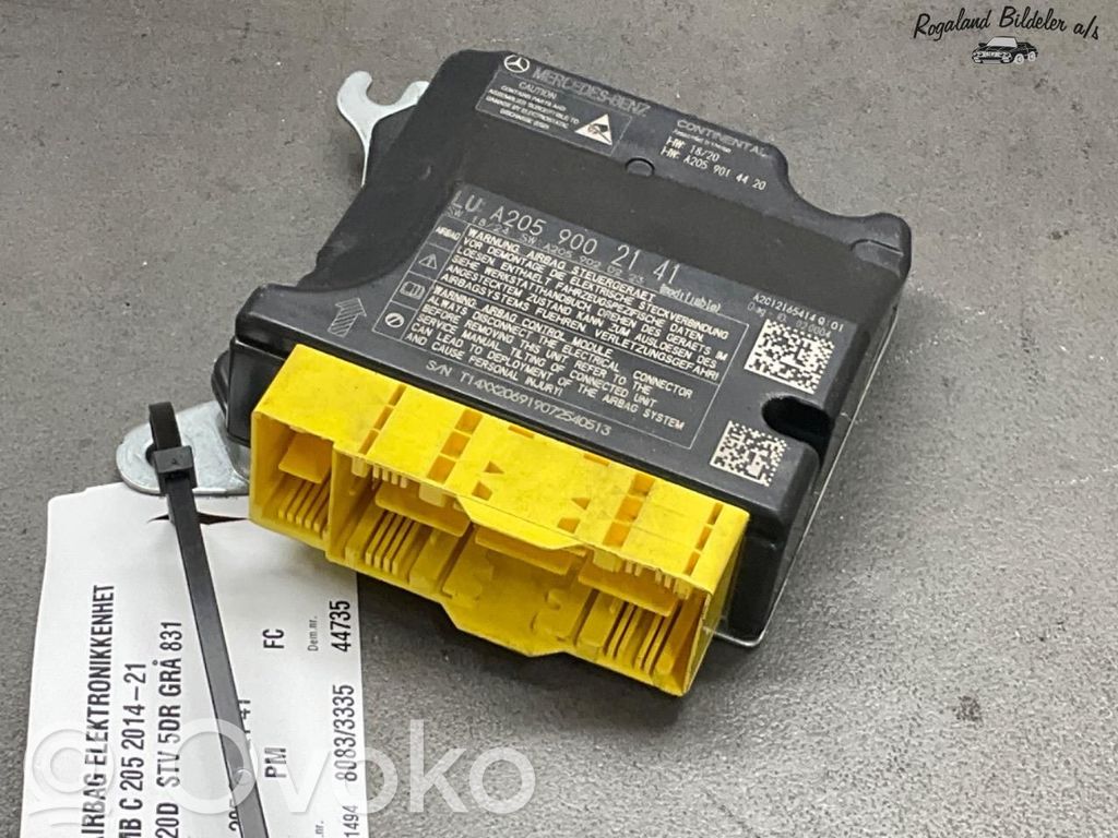 Mercedes-Benz C W205 Airbag control unit/module