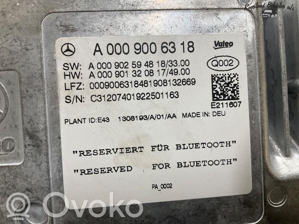 Mercedes-Benz C W205 Unitate/modul de comandă parcare PDC