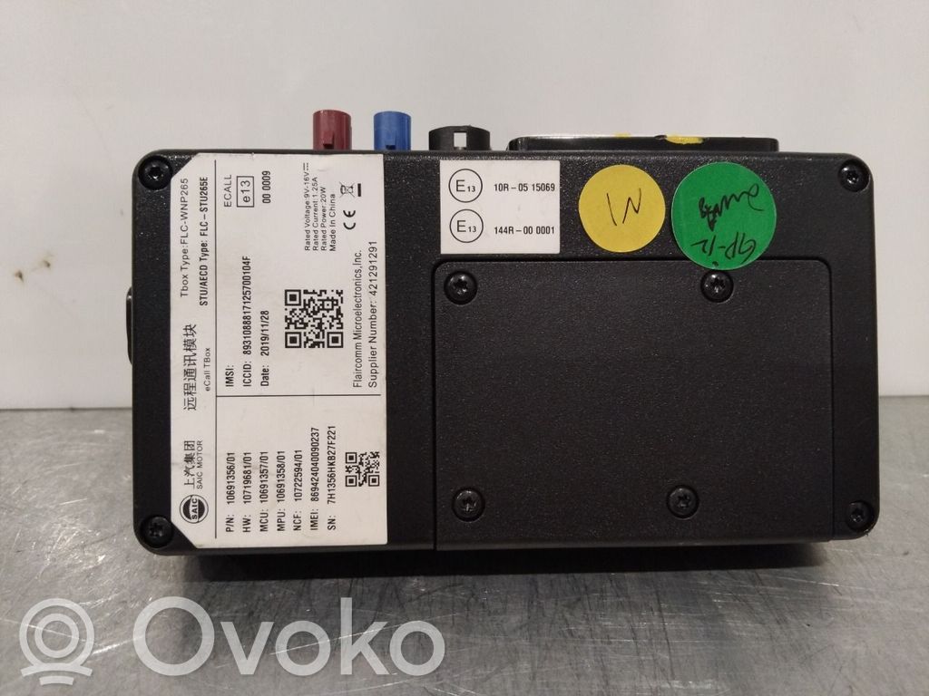 Other control units/modules   10691356,10719681,10719681,10691356,10719681