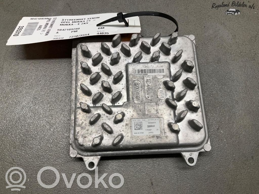 Unité de commande / module Xénon   9842109280,9842109280,9842109280