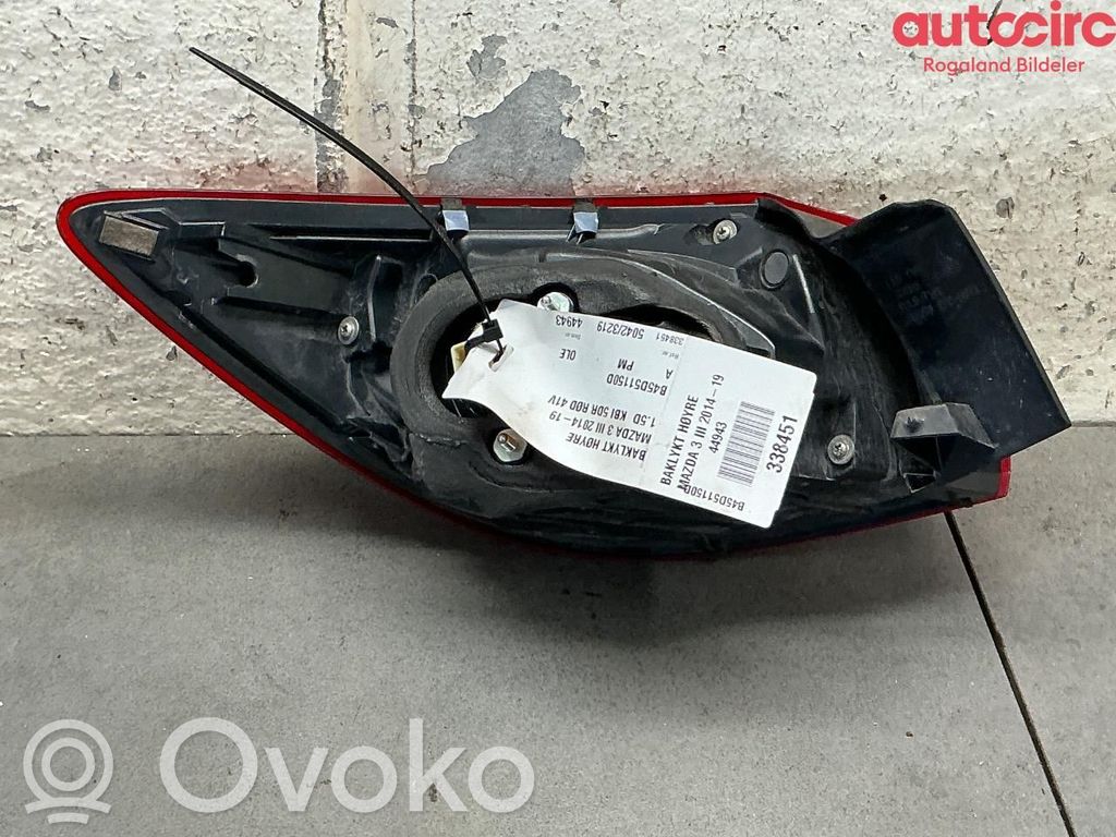 Mazda 3 III Takavalot 