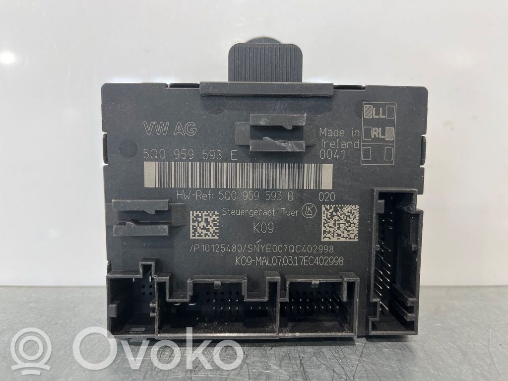 Unidad de control/módulo de la puerta   5Q0959593E,5Q0959593E,5Q0959593E,5Q0959593E
