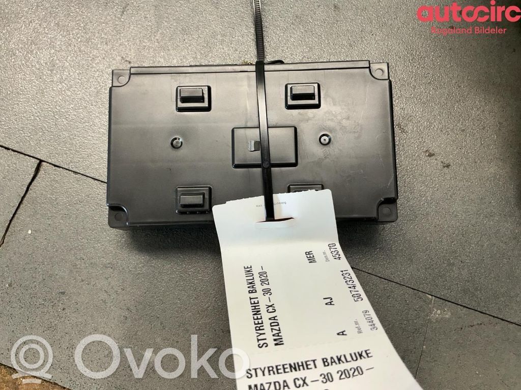 Mazda CX-30 Tailgate/trunk control unit/module 