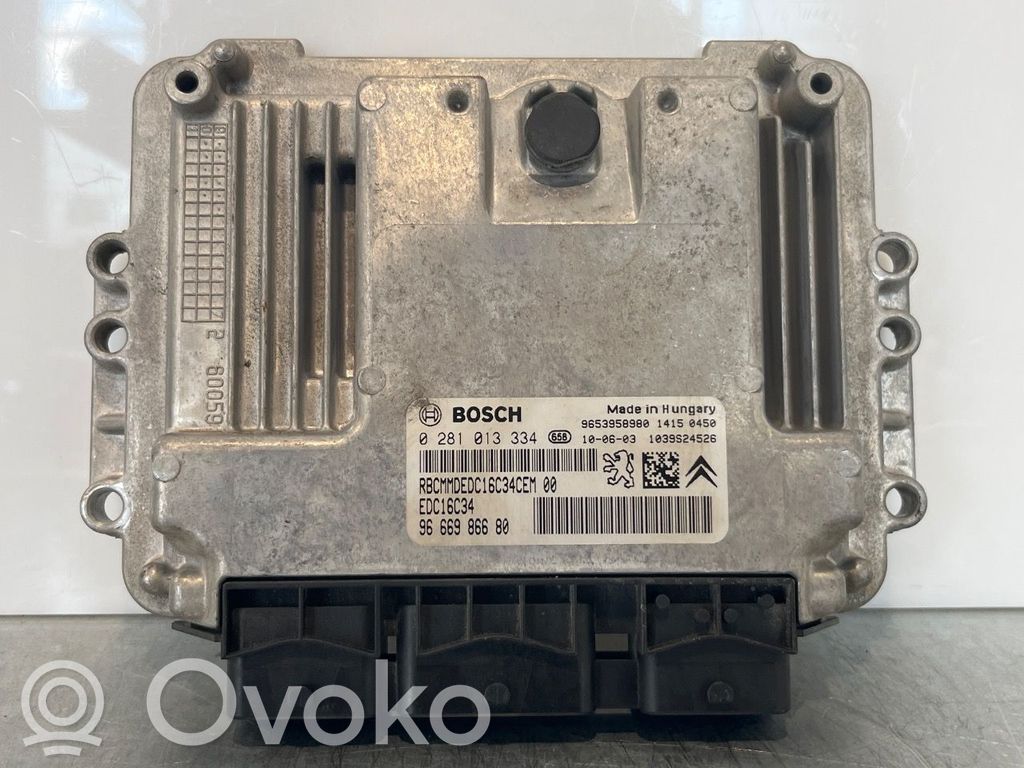 Peugeot 5008 Engine control unit/module ECU 