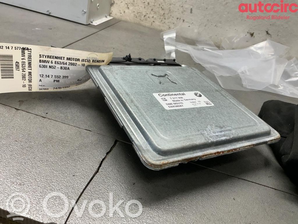 Unidad de control/módulo ECU del motor   12147577968,12147552399,12147552399,12147577968