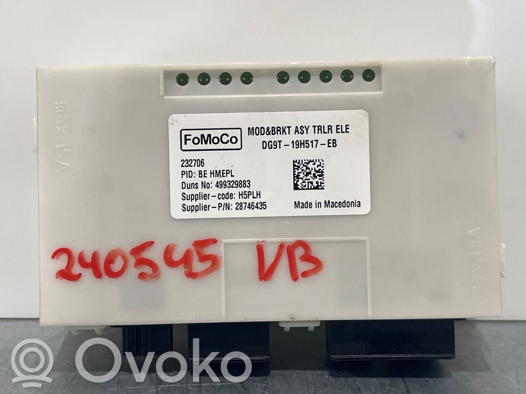 Ford Mustang Mach-E Tow bar trailer control unit/module 