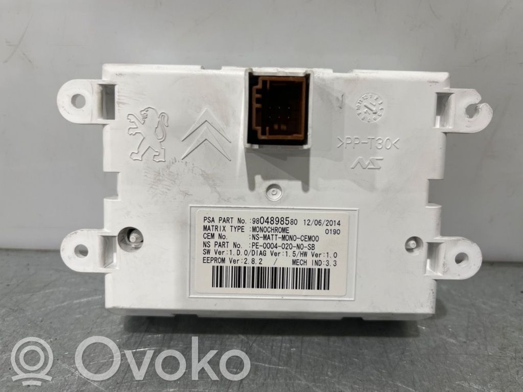 Peugeot 3008 I Controllo multimediale autoradio 