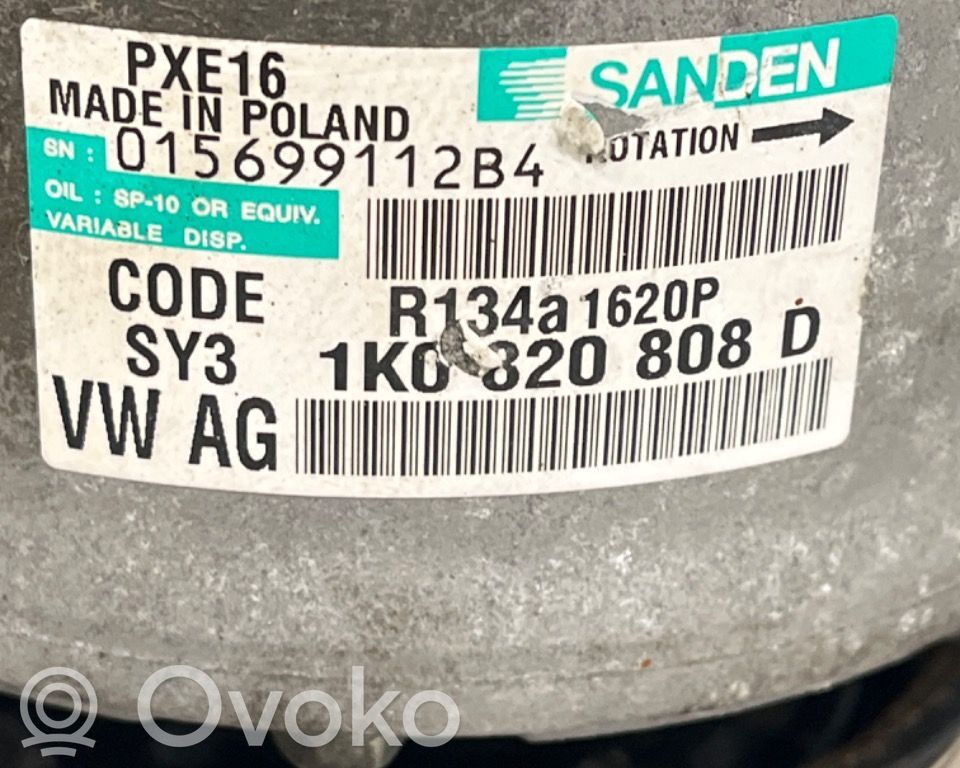 Skoda Superb B6 (3T) Compresor (bomba) del aire acondicionado (A/C))