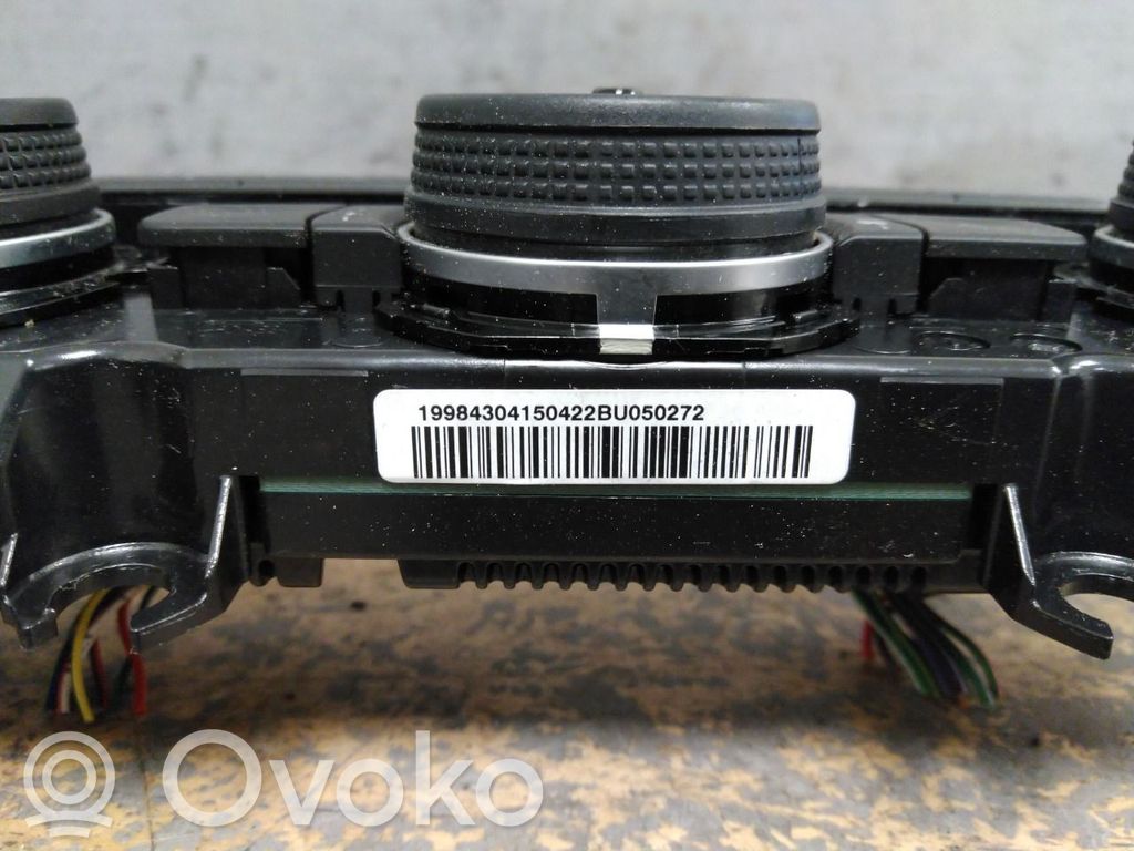 Volkswagen e-Golf Panel klimatyzacji / Ogrzewania