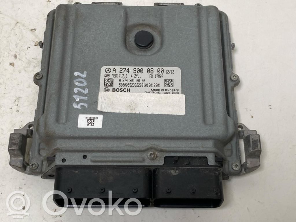 Mercedes-Benz C W205 Komputer / Sterownik ECU silnika 