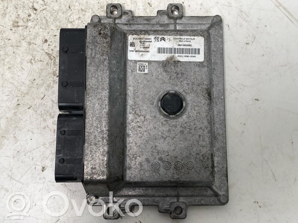 Engine control unit/module ECU   9841863580,9832694580,A3C0802700001,9832694580,9841863580,A3C0802700001