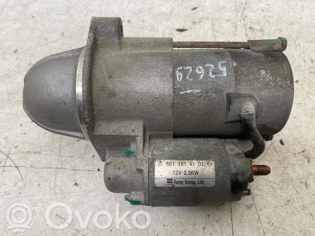 SsangYong Rodius Motor de arranque 