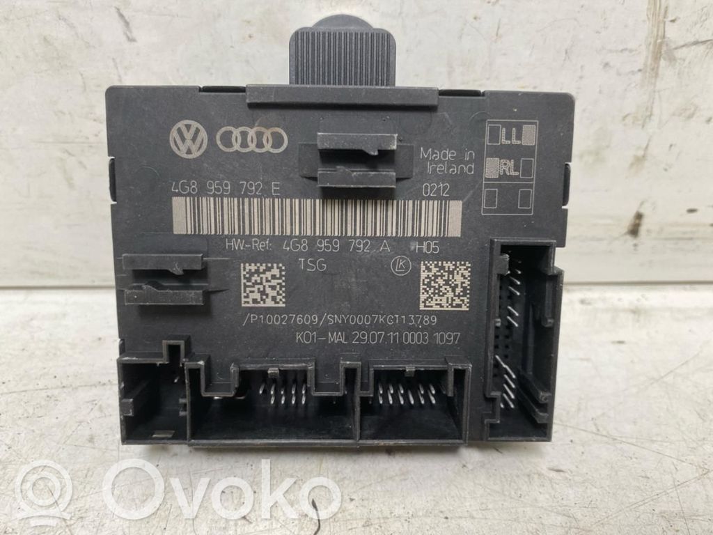 Audi A6 S6 C7 4G Centralina/modulo portiere 