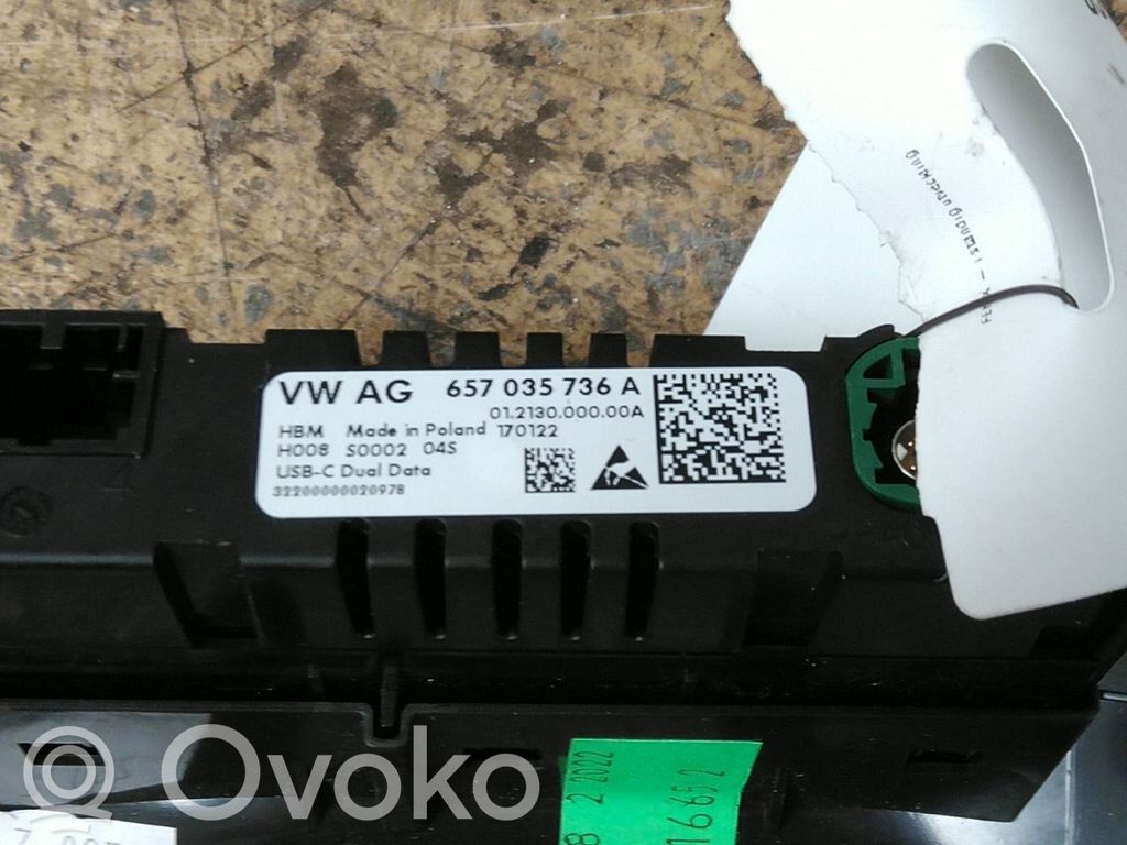 Skoda Enyaq iV Autres commutateurs / boutons / leviers