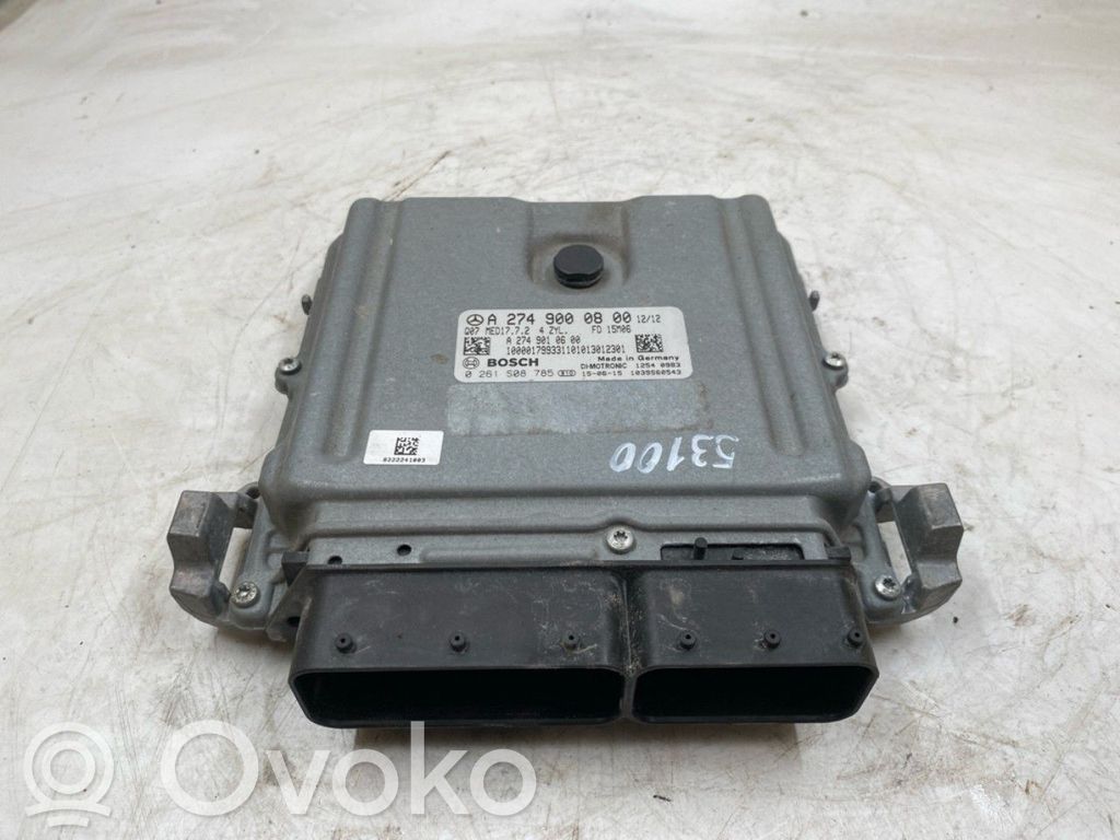 Mercedes-Benz C W205 Komputer / Sterownik ECU silnika 