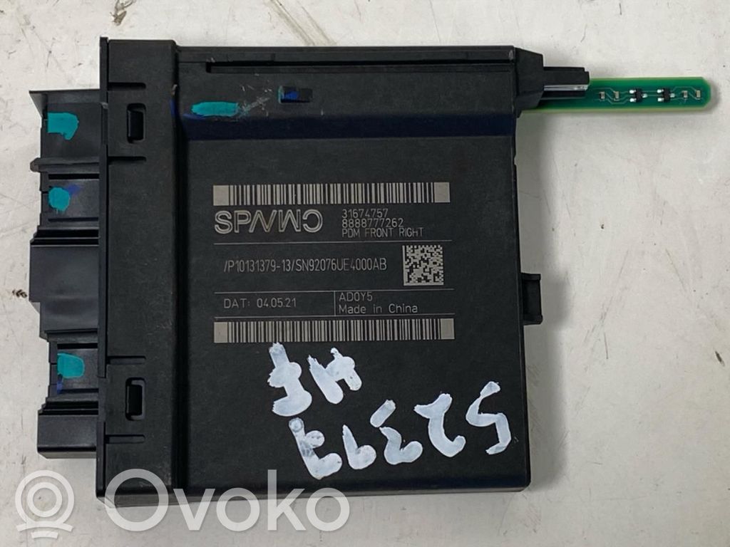 Alte unități/module de control   31674757,31674757