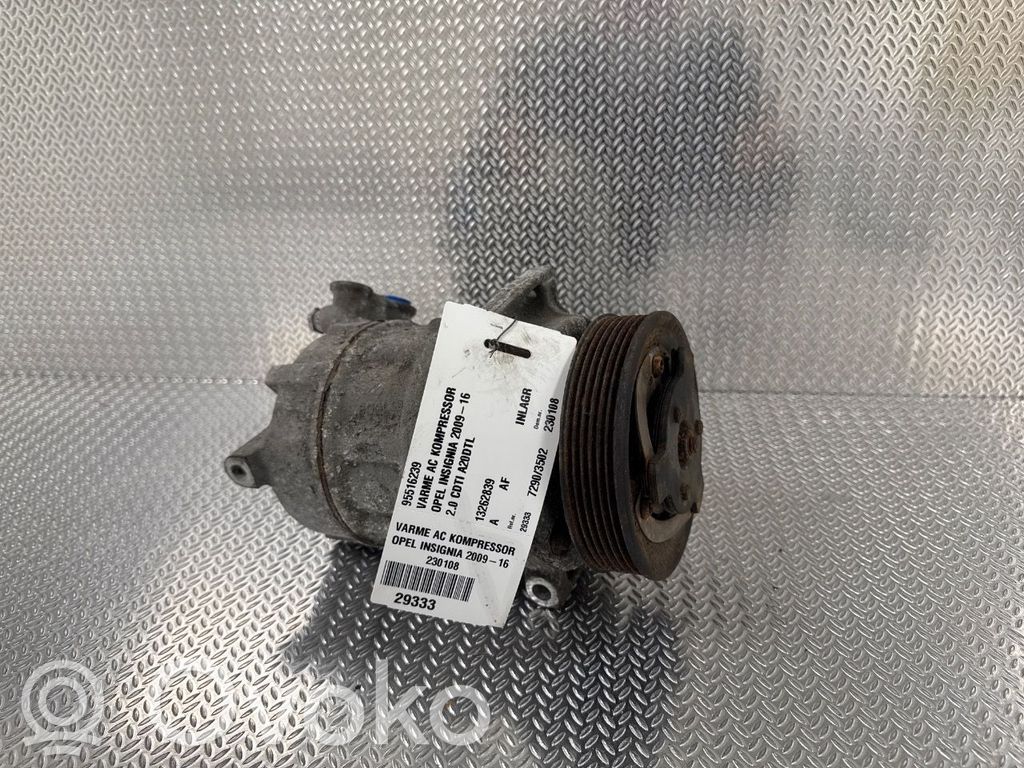 Opel Insignia A Compressore aria condizionata (A/C) (pompa) 