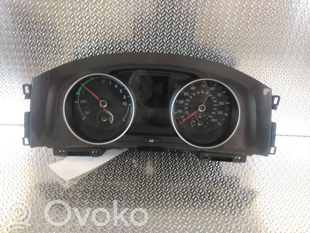 Volkswagen e-Golf Vitezometru (grup de instrumente) 